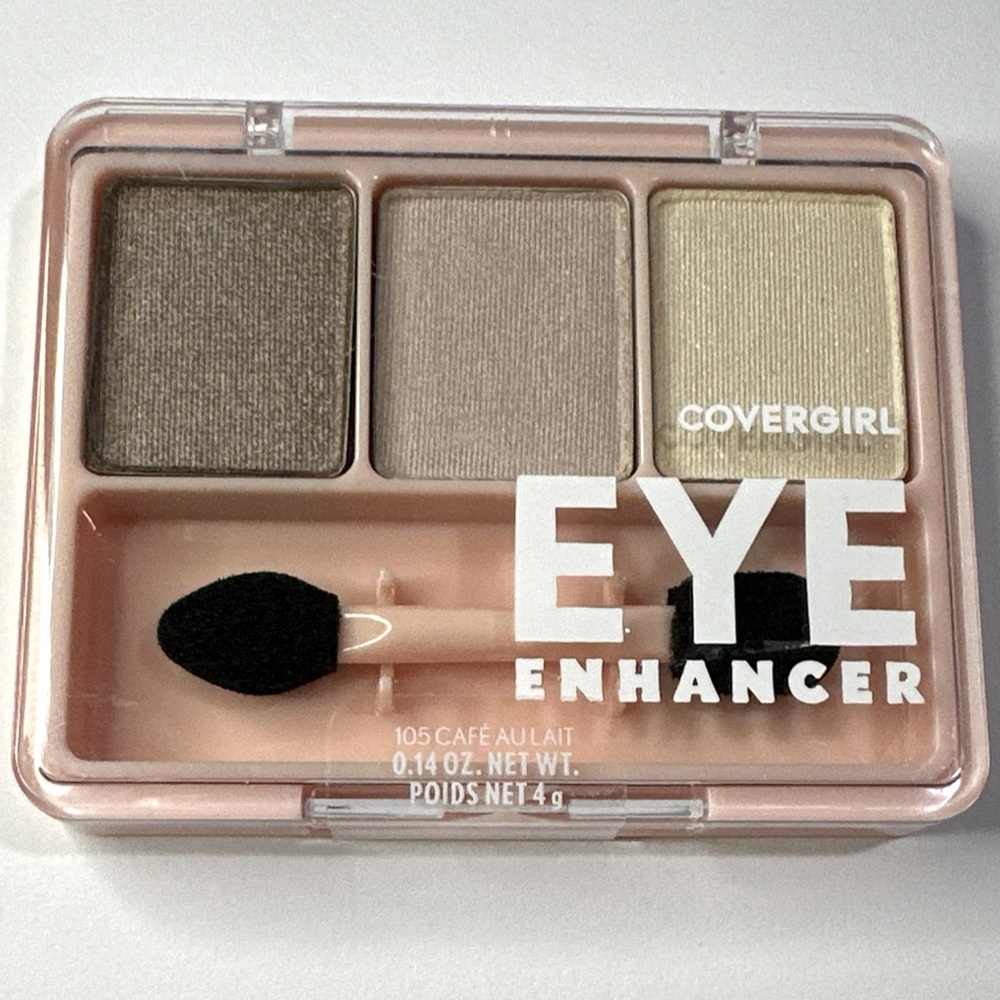 COVERGIRL Eye Enhancer 105 Cafe Aulait Trio Sealed Package Vegan Cruelty Free